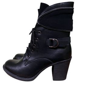 Pierre Dumas Raven Lace Up Boots